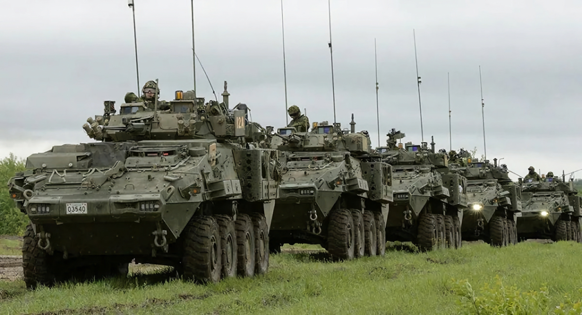 Canada sends Ukraine a new batch of LAV II ACSV Super Bison armoured personnel carriers 