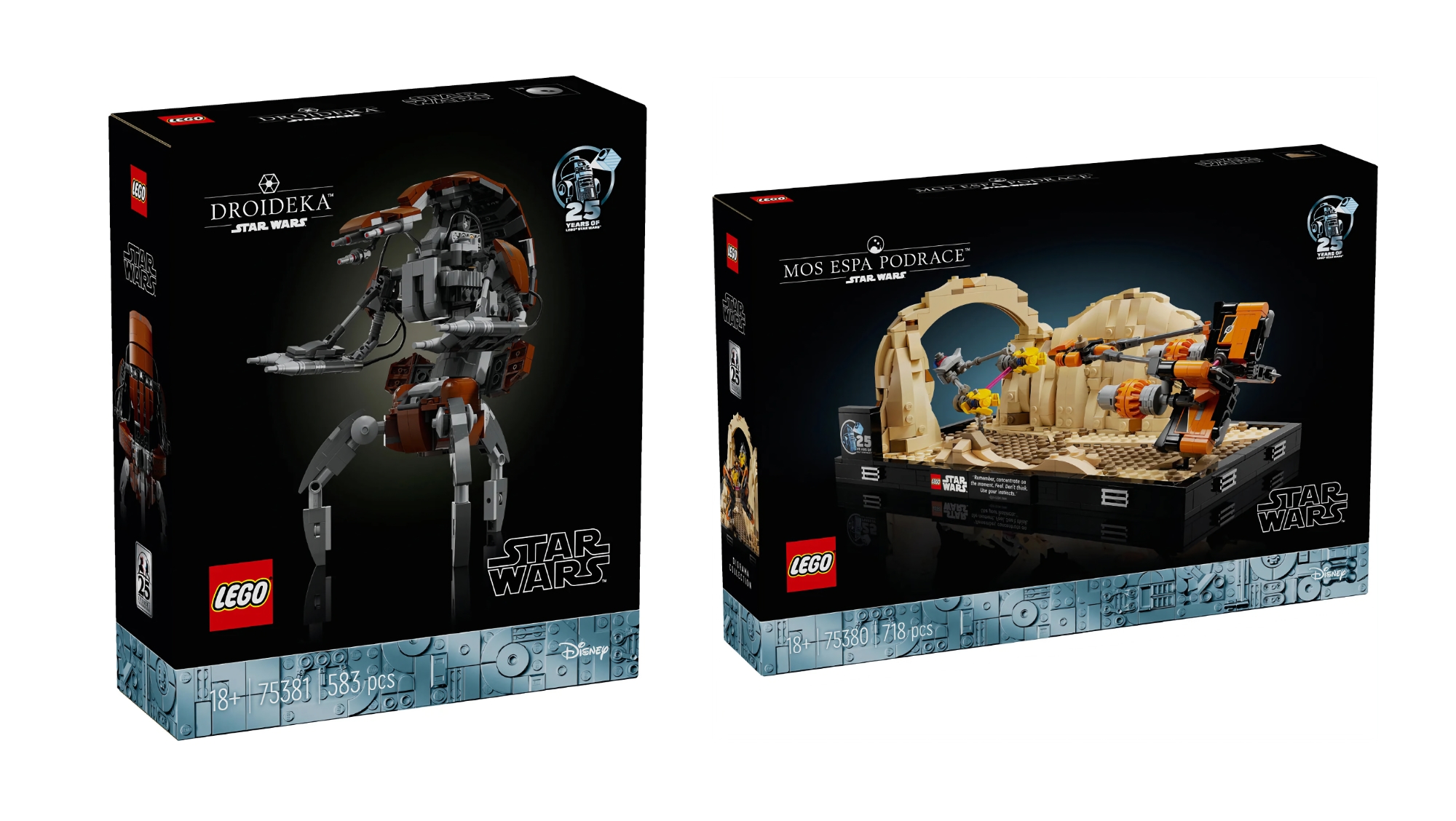 Mos espa Podrace and Droideka: LEGO will release two new sets for Star Wars fans in May