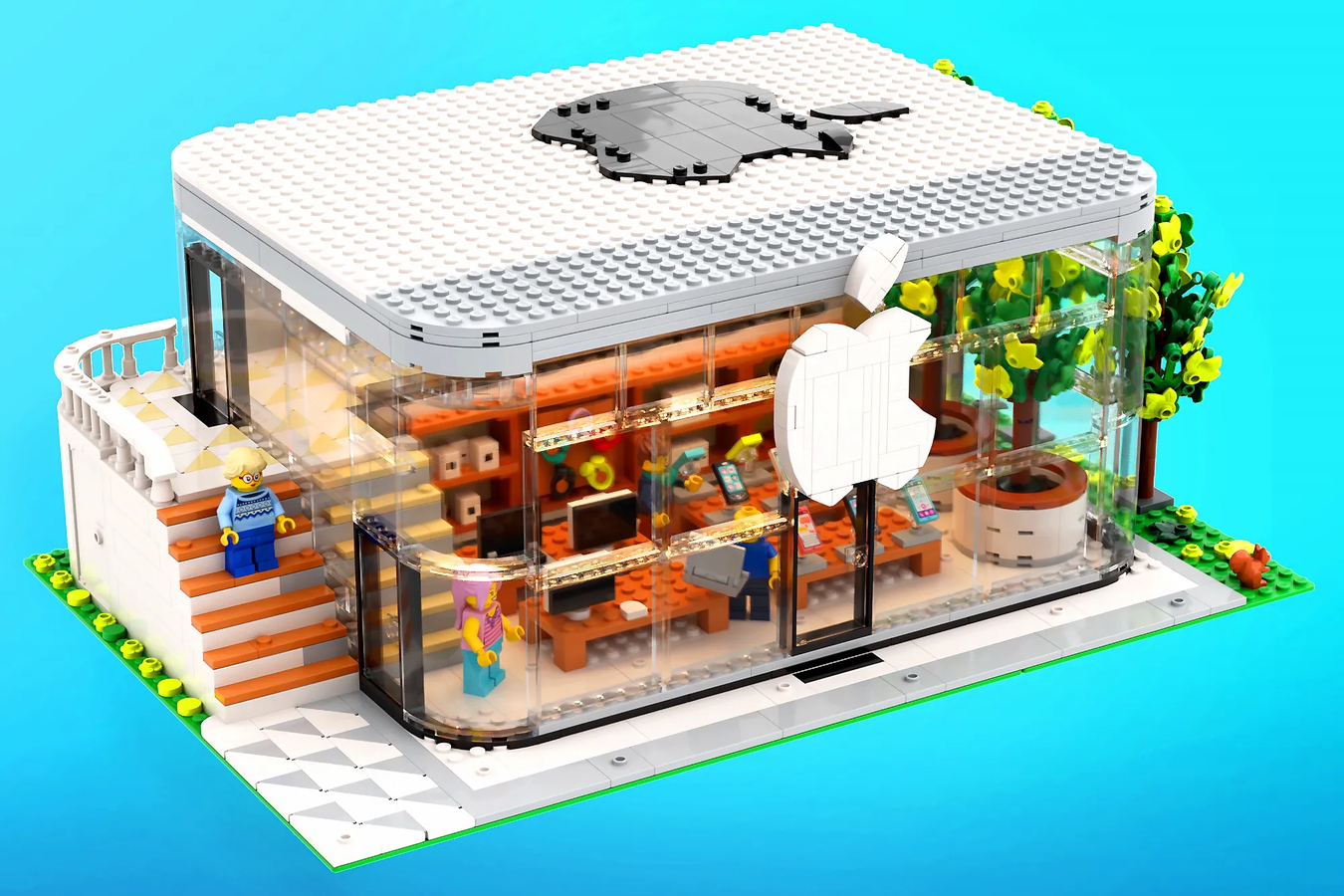 Un fan de Apple ha creado una maqueta del constructor de una Apple Store, LEGO podría ponerla a disposición de los minoristas