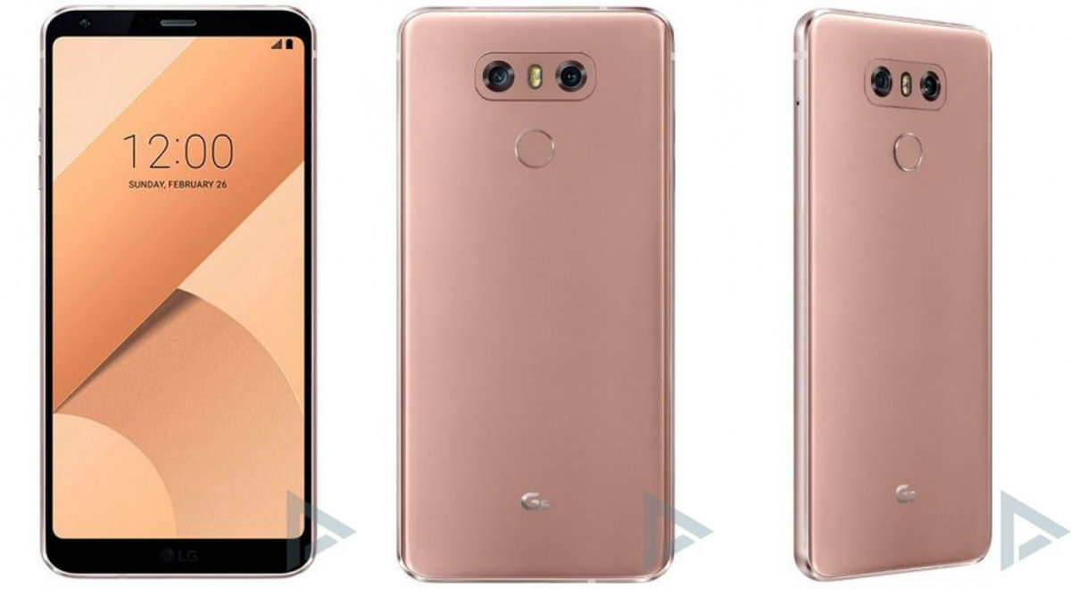 Pink LG G6 for Valentine's Day