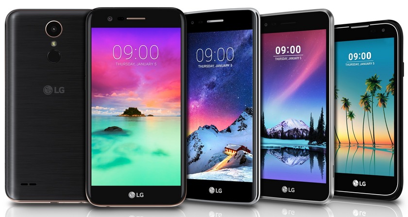 LG анонсировала Stylus 3 и смартфоны K-серии 2017 года