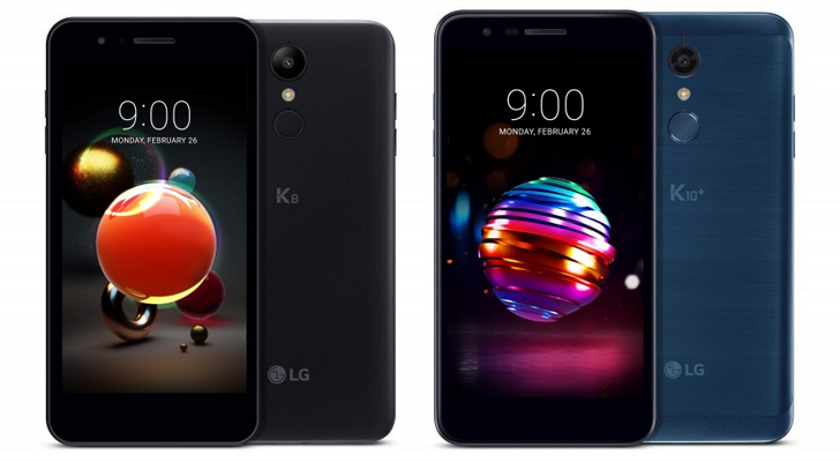 LG анонсировала обновленные версии смартфонов K8 и K10