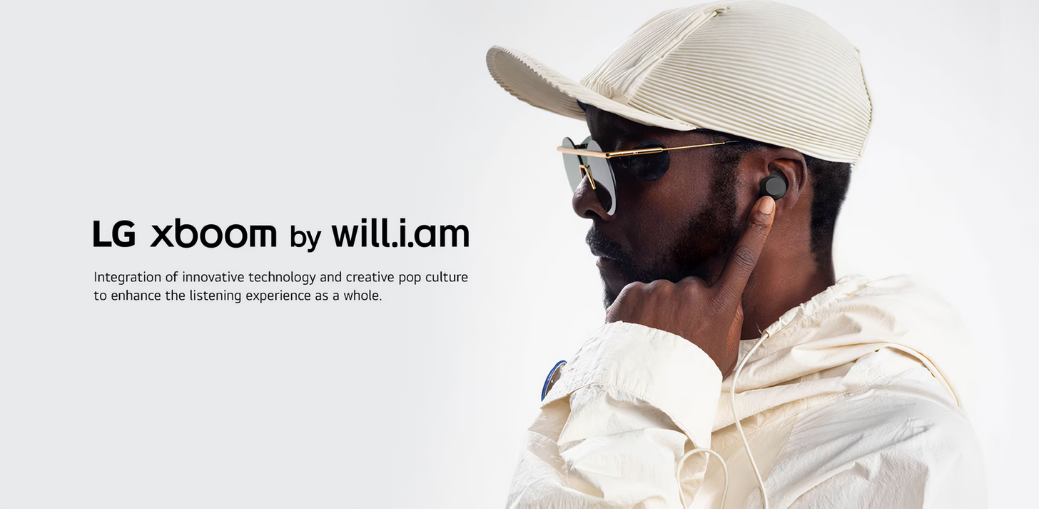 LG and will.i.am present a new product: xBOOM Buds headphones!