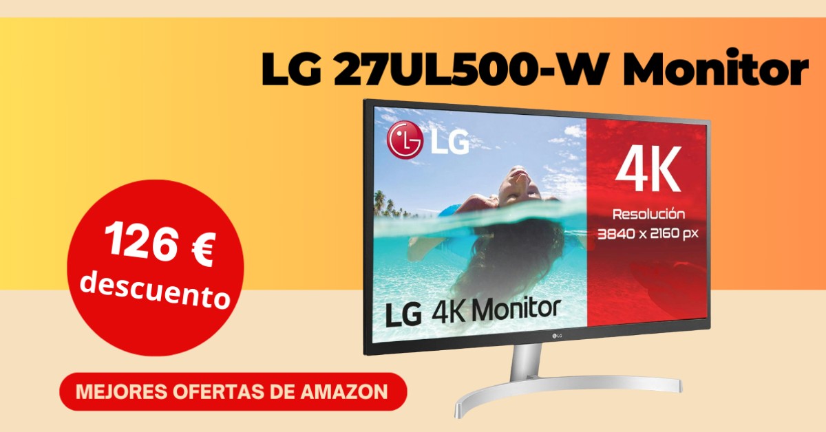 Monitor LG 27UL500-W - ¡descuento limitado de 126 €!