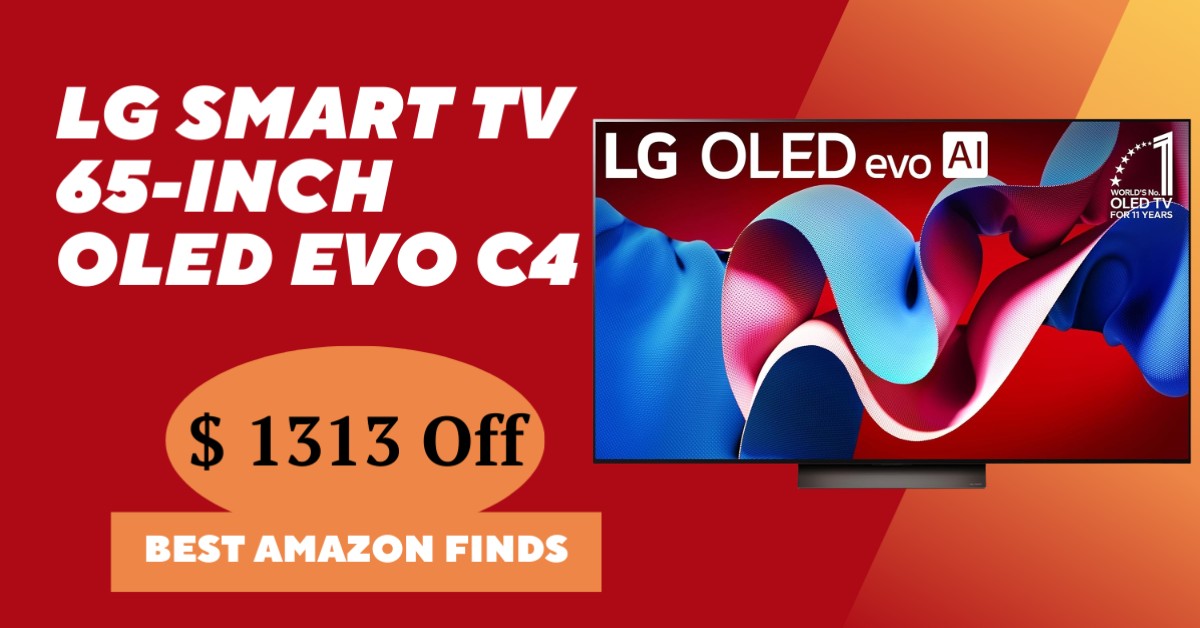 LG 65-Inch OLED evo C4 Smart TV Now Available - Now $1,313 Discount!