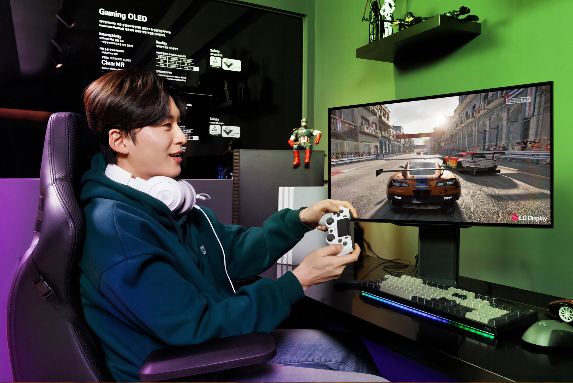 LG Display presenteert op CES 2024 een OLED-paneel voor gaming-monitoren met een resolutie van 1440p en ondersteuning voor een verversingssnelheid van 480Hz