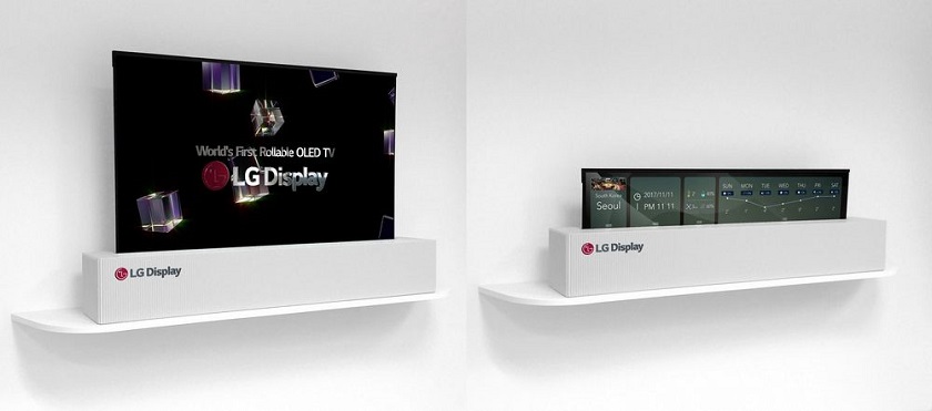 У 2019 LG випустить серійну модель 65-дюймового телевізора, що згортається в трубку, з OLED-панеллю