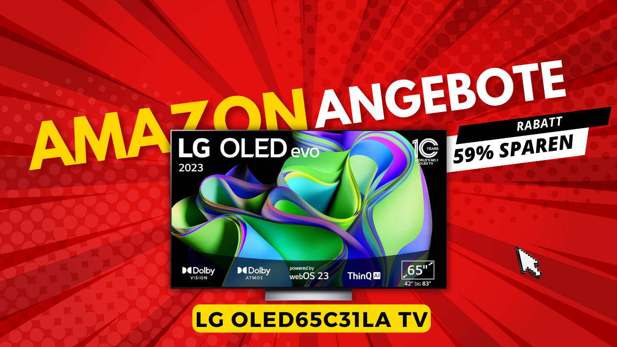 Schnäppchen des Tages: Rabatt auf den LG OLED65C31LA!