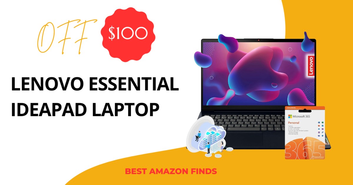 Lenovo Essential IdeaPad Laptop - Limited time deal $100 Discount!