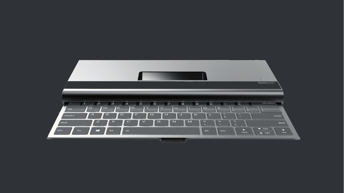 Lenovo показала ноутбук будущего MOZI — вообще без экрана и с выдвижной клавиатурой