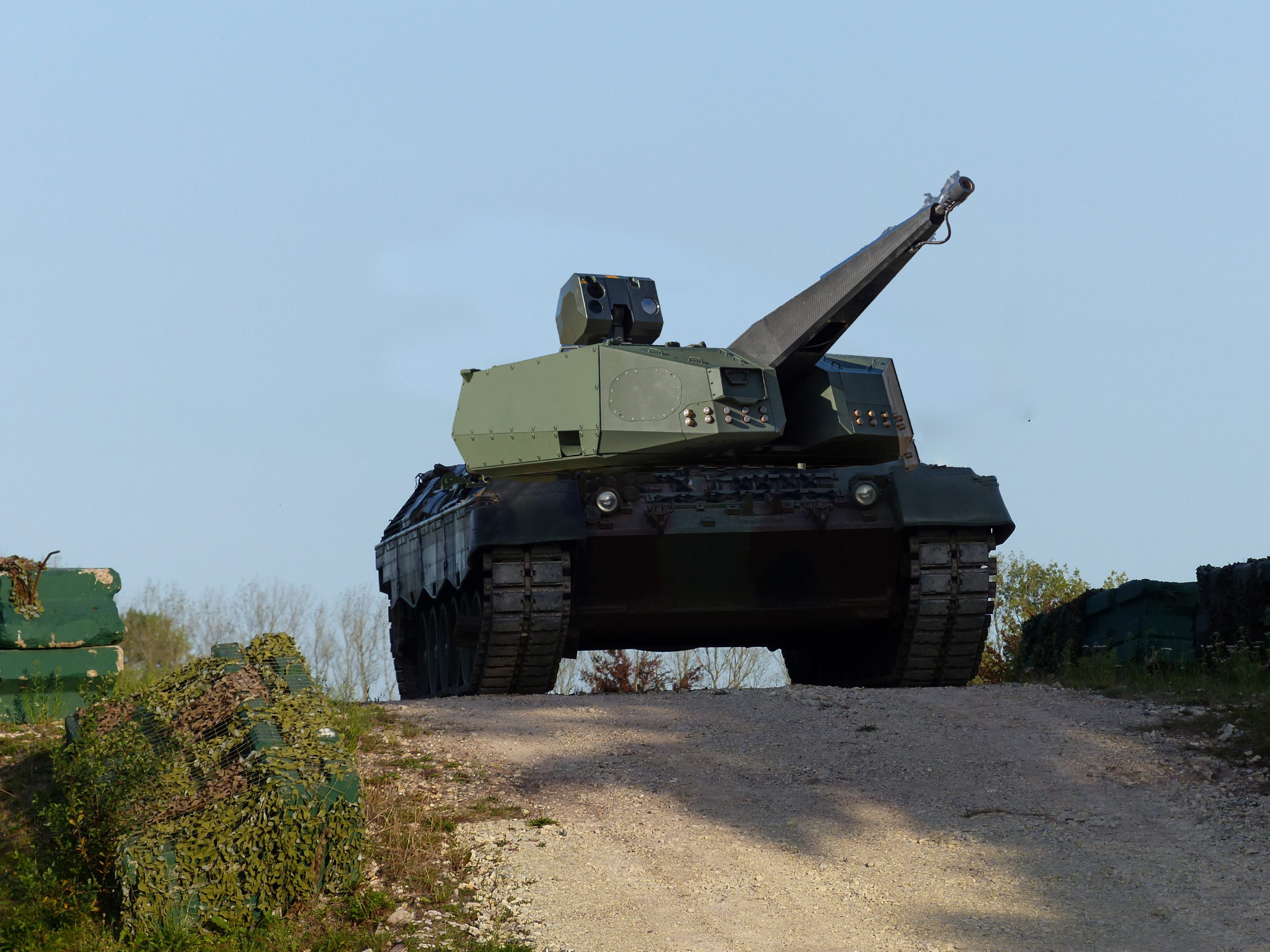 Rheinmetall хоче встановити зенітний модуль Skyranger 35 на шасі танка Leopard 1