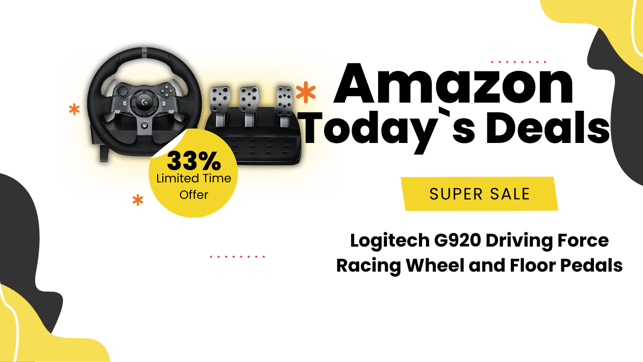 Unleash Realism: Logitech G920 Racing Wheel Now at a Cut Price!