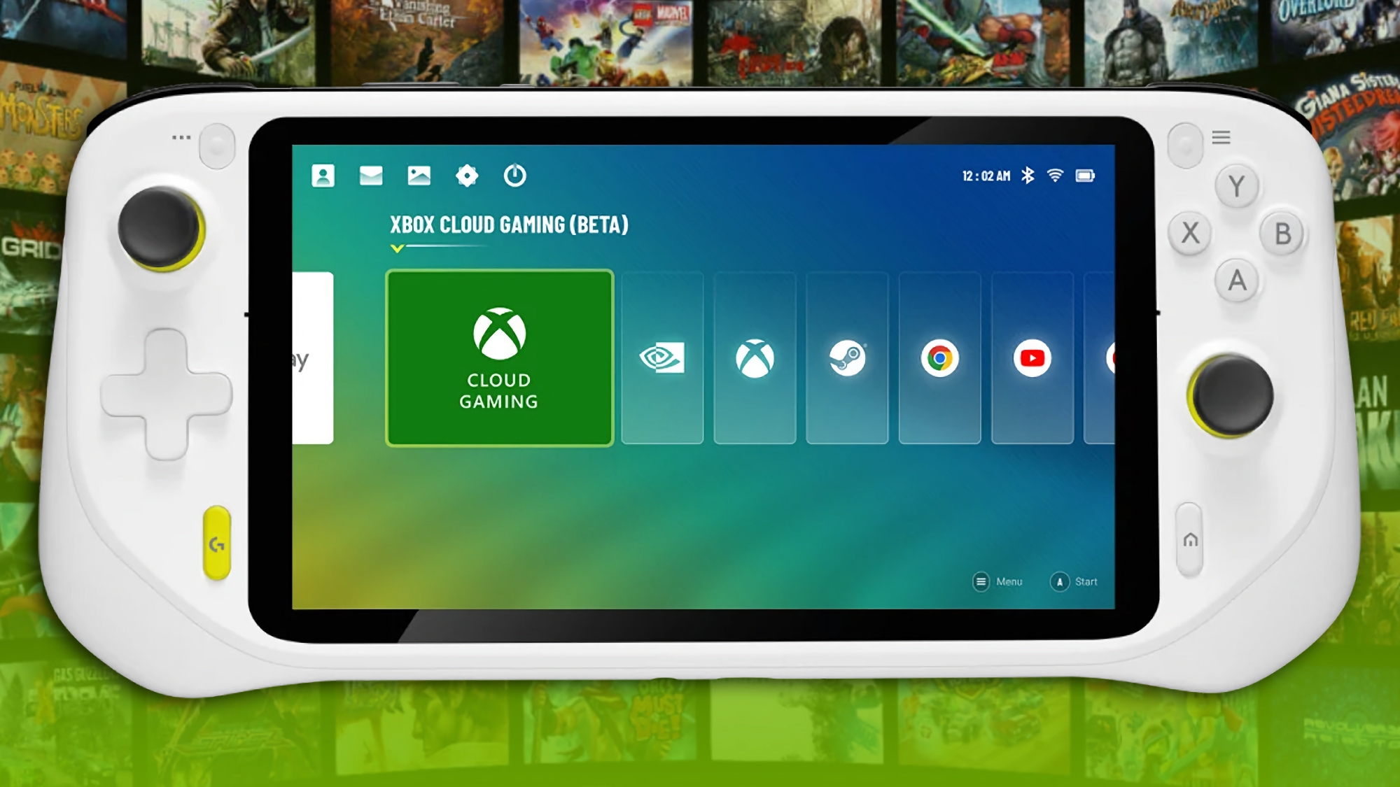 Logitech G Cloud Gaming Handheld su : Console di gioco Nvidia Geforce  Now, Steam, Xbox Cloud e Google Play Store a 51 dollari di sconto
