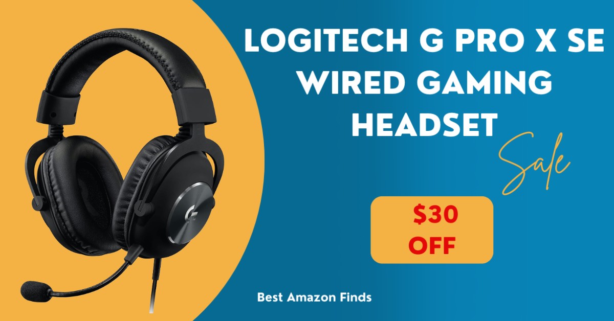 Logitech G Pro X SE Wired Gaming Headset - $30 Off Limited time!