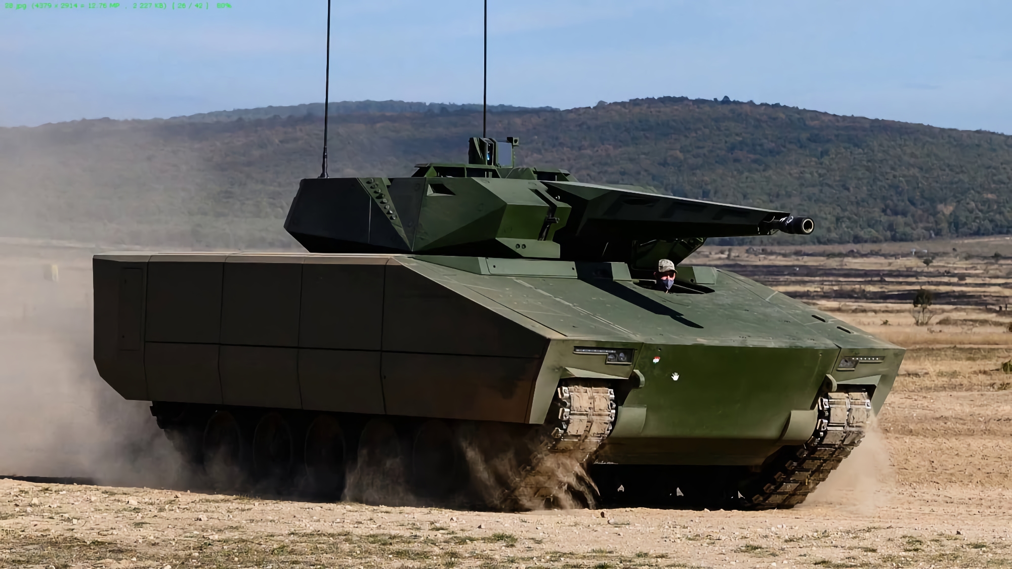Grecja otrzymała Lynx KF41, jest to najnowocześniejszy bojowy wóz piechoty niemieckiej firmy Rheinmetall
