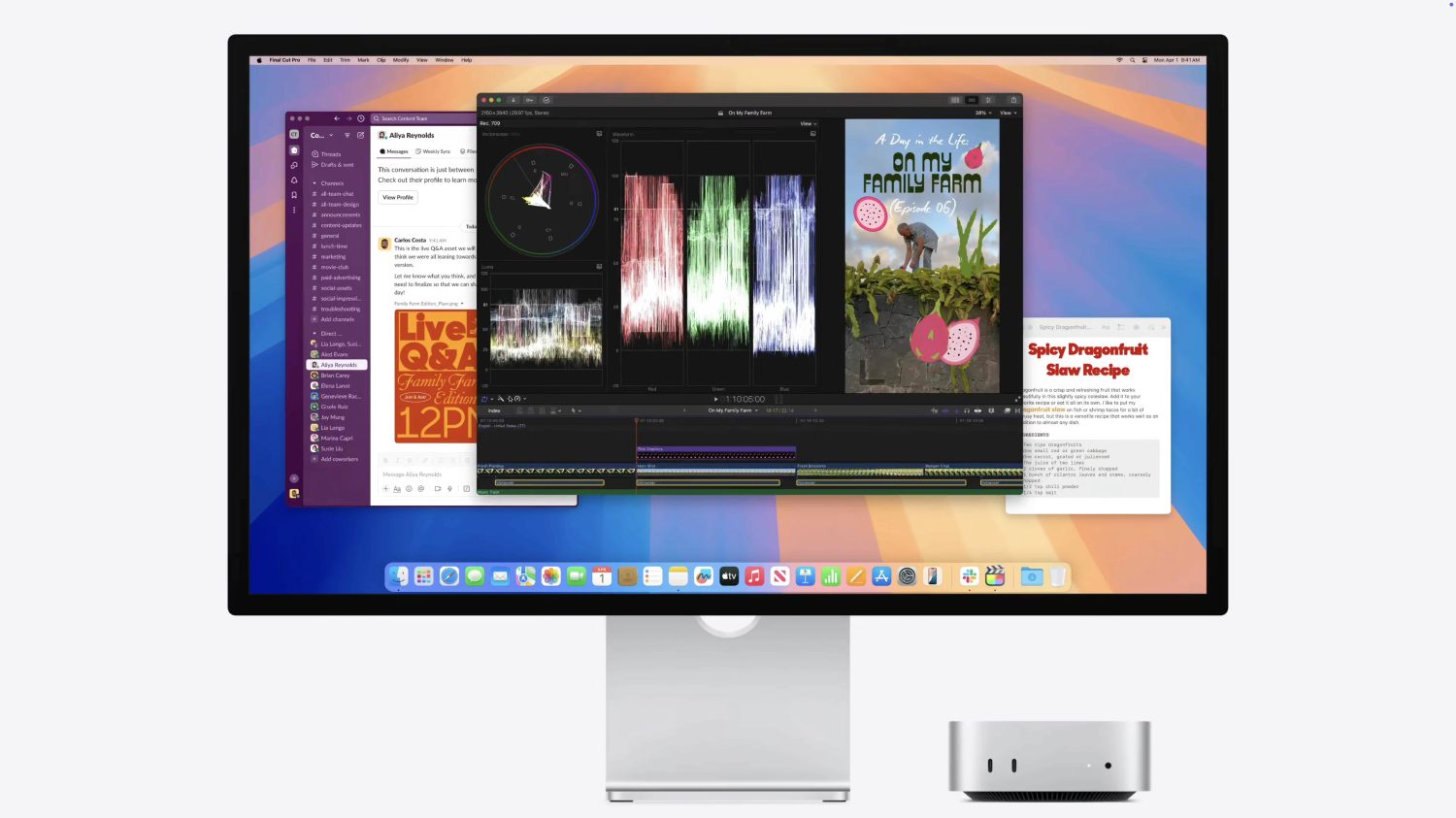 Final Cut Pro puede convertir audio en subtítulos