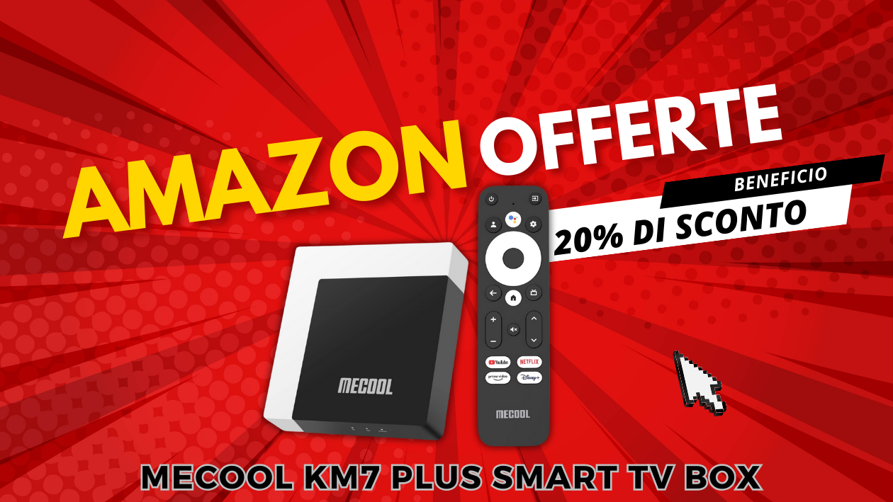 MECOOL KM7 Plus Android TV Box – Risparmi Subito 17€!