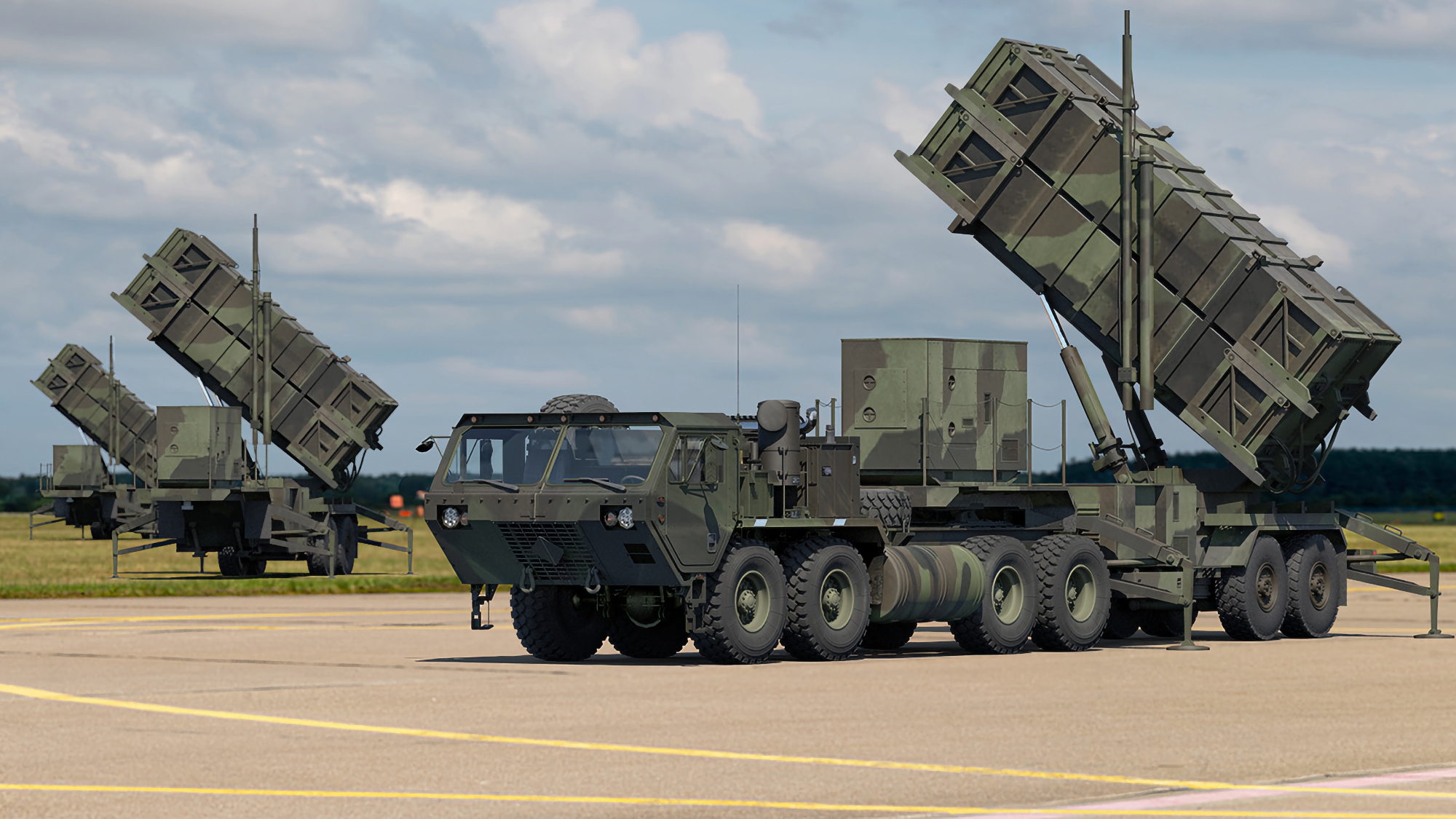 Ukraina har to MIM-104 Patriot SAM-divisjoner i tjeneste og vil snart motta en tredje.