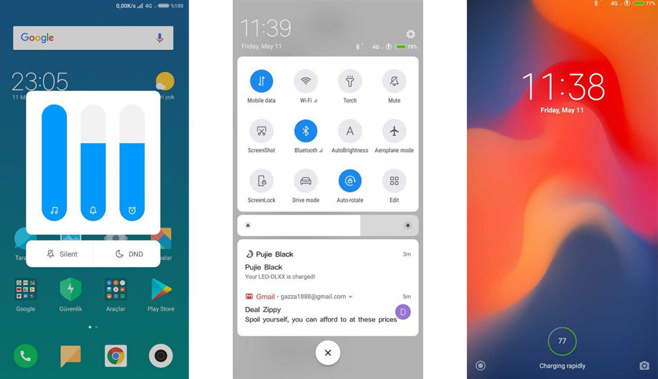 What will the interface look like MIUI 10: rounded edges and Android P-style