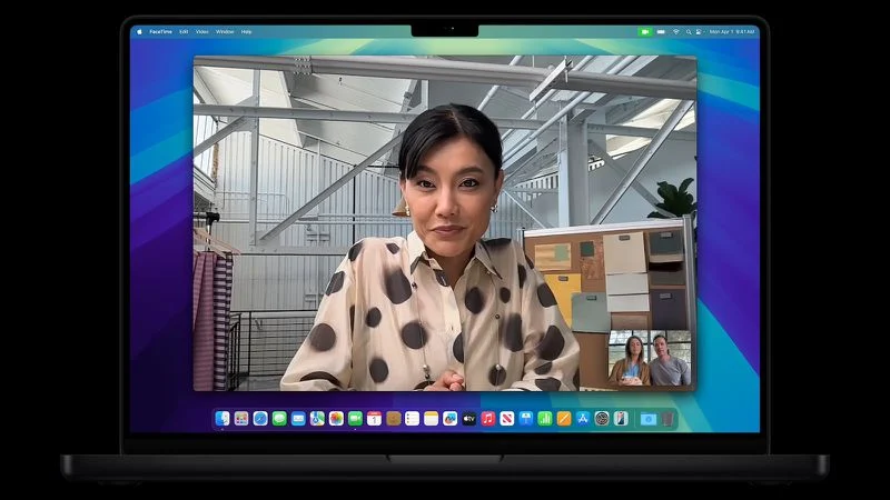 Les nouveaux MacBook Pro et iMac sont équipés d'appareils photo de 12 mégapixels avec Centre Stage et Desk View