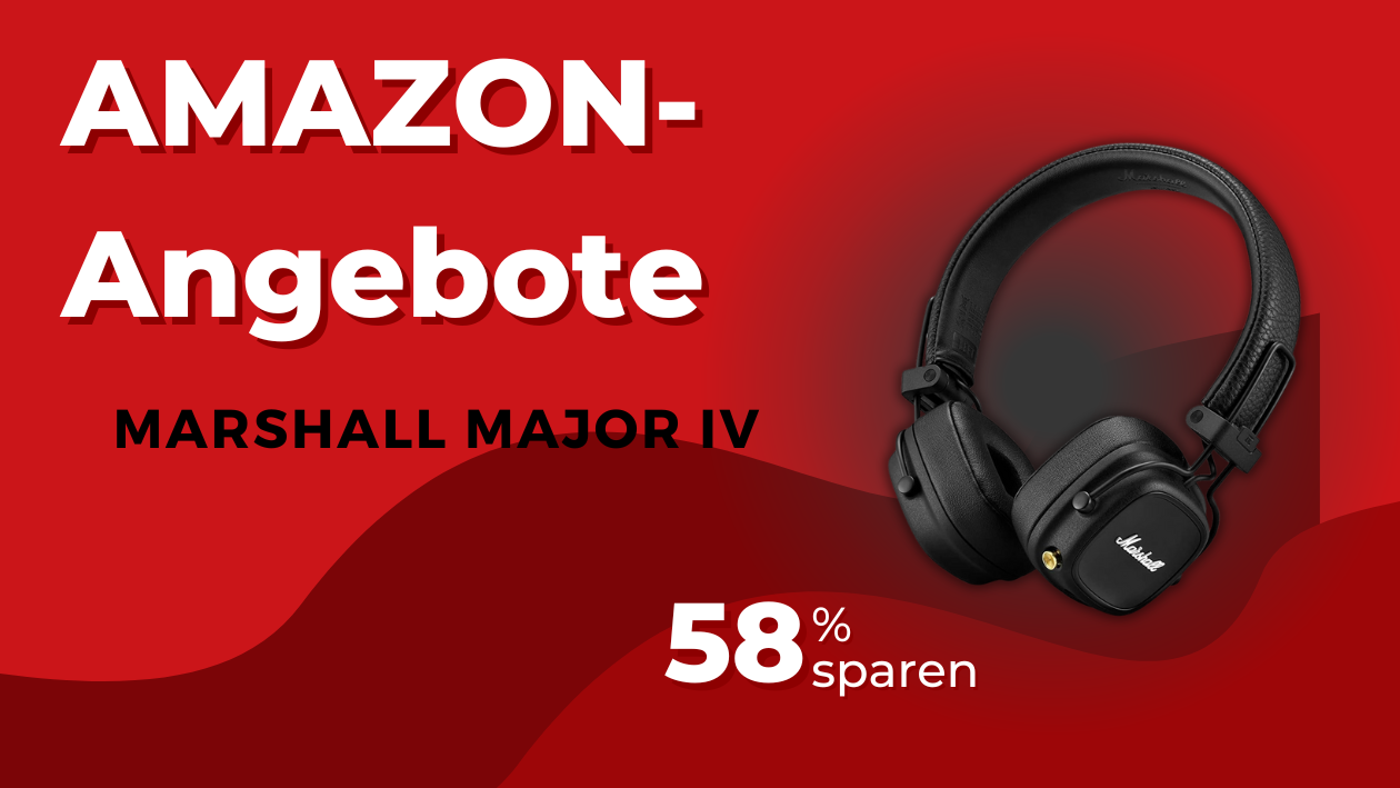 Marshall Major IV Bluetooth Kopfhörer – Jetzt unglaubliche 86€ sparen!