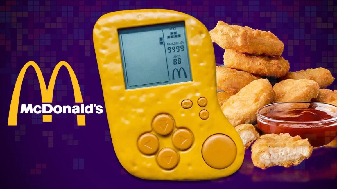 McDonald's a lancé un Tétris en forme de nugget de poulet pour seulement 4,25 $.