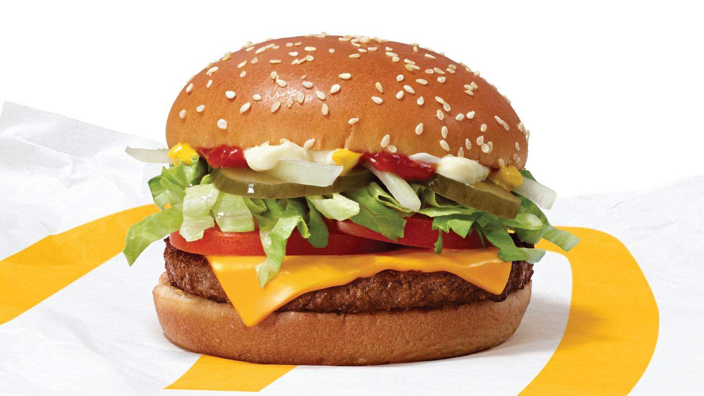 McDonald's is testing a plant-based McPlant burger in the USA
