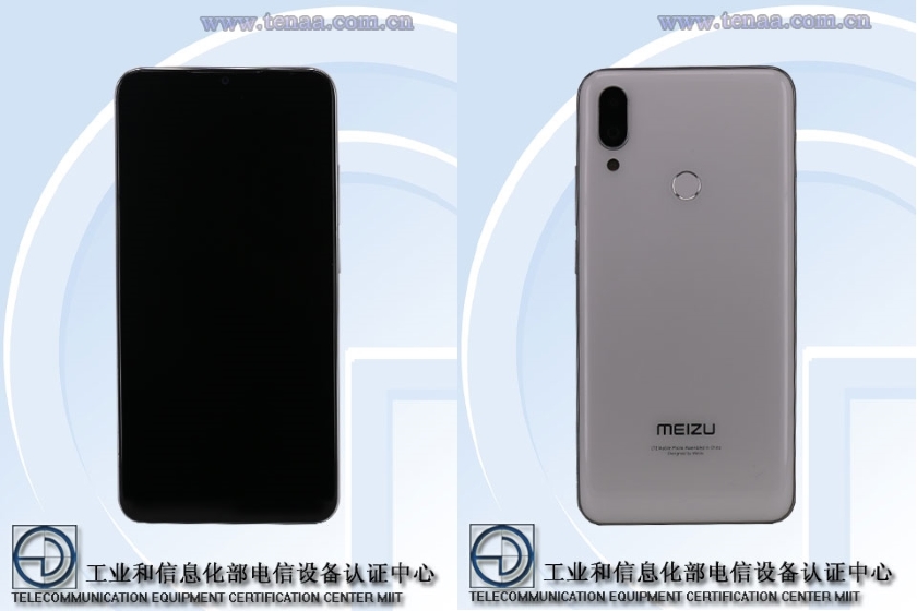 TENAA розкрила зовнішній вигляд Meizu Note 9: дисплей із краплевидним вирізом та подвійна камера