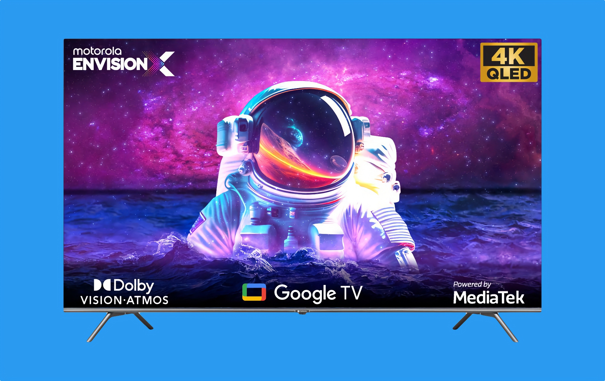 Motorola Envision X TV : gamme de téléviseurs intelligents avec écrans QLED 4K jusqu'à 65″, Dolby Vision et Google TV intégrés