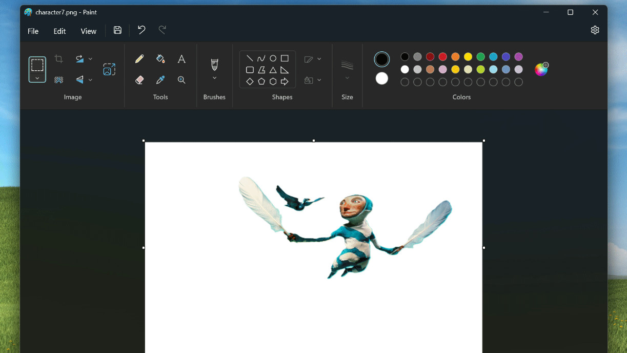 Microsoft ha empezado a probar la función de eliminación automática del fondo en Paint