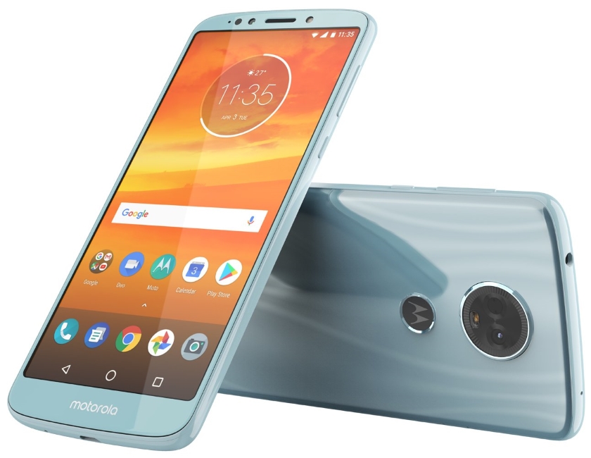 The first official image Moto E5 Plus