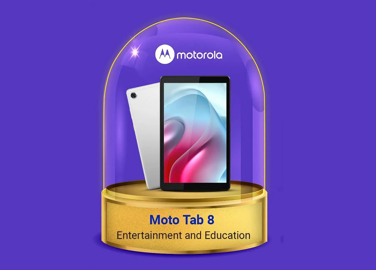 Quelle: Motorola stellt am 1. Oktober das preisgünstige Moto Tab 8 Tablet vor
