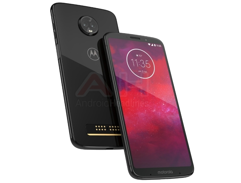 В сети появился первый качественный рендер флагмана Moto Z3