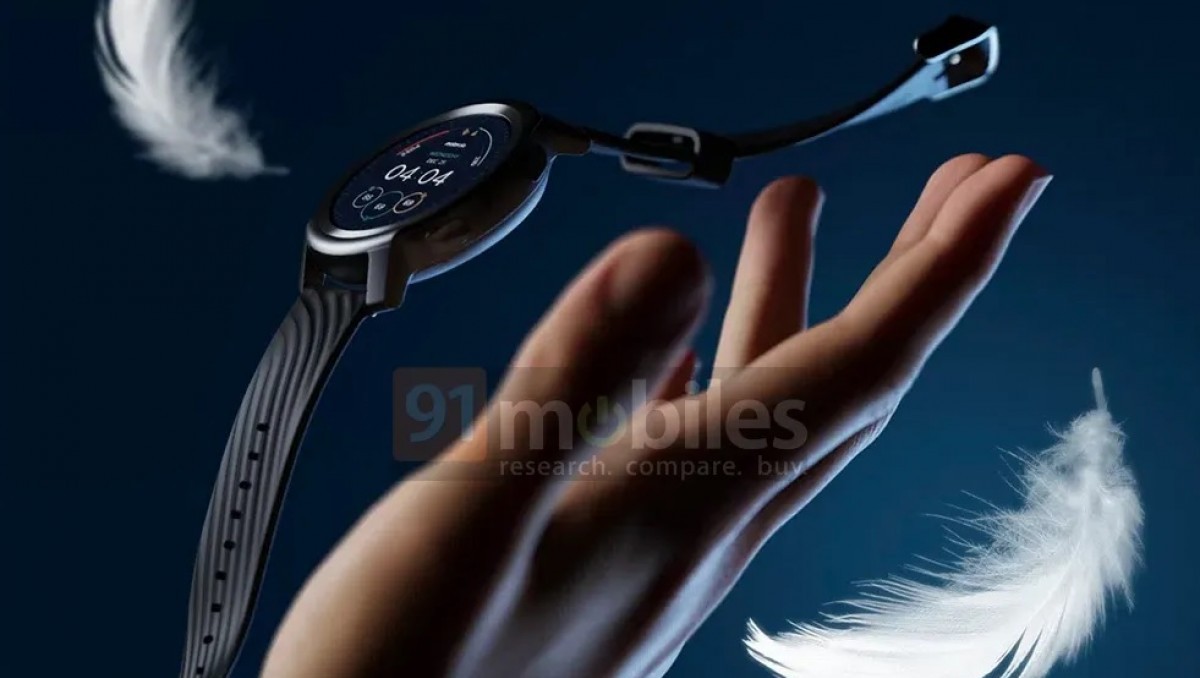 Moto Watch 100 revealed in renders: budget smartwatch with "premium design", 1.3" display and 355 mAh battery