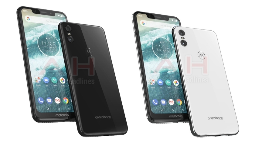 Рендеры нового смартфона Motorola One: вырез на экране, двойная камера и стеклянный корпус