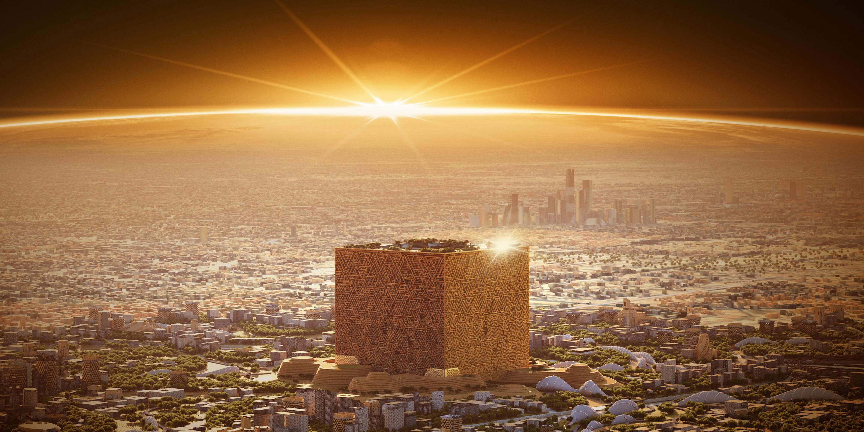 У Саудівській Аравії побудують хмарочос Mukaab у вигляді куба висотою 400 метрів і площею, як у 20 Empire State Building
