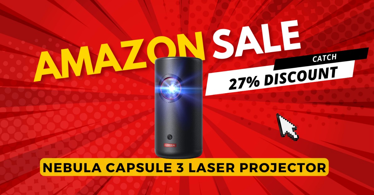 Explore the Stars with NEBULA Capsule 3: A Laser Projector Revolution Featuring Google TV and Official Netflix