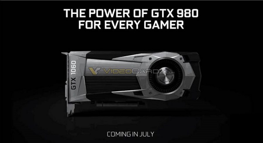 Новая видеокарта от Nvidia GeForce GTX 1060 превосходит конкурента AMD Radeon RX 480