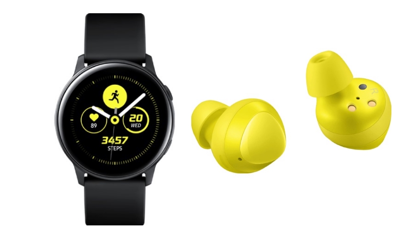 Навушники Galaxy Buds та смарт-годинник Galaxy Watch Active з'явилися на нових якісних рендерах