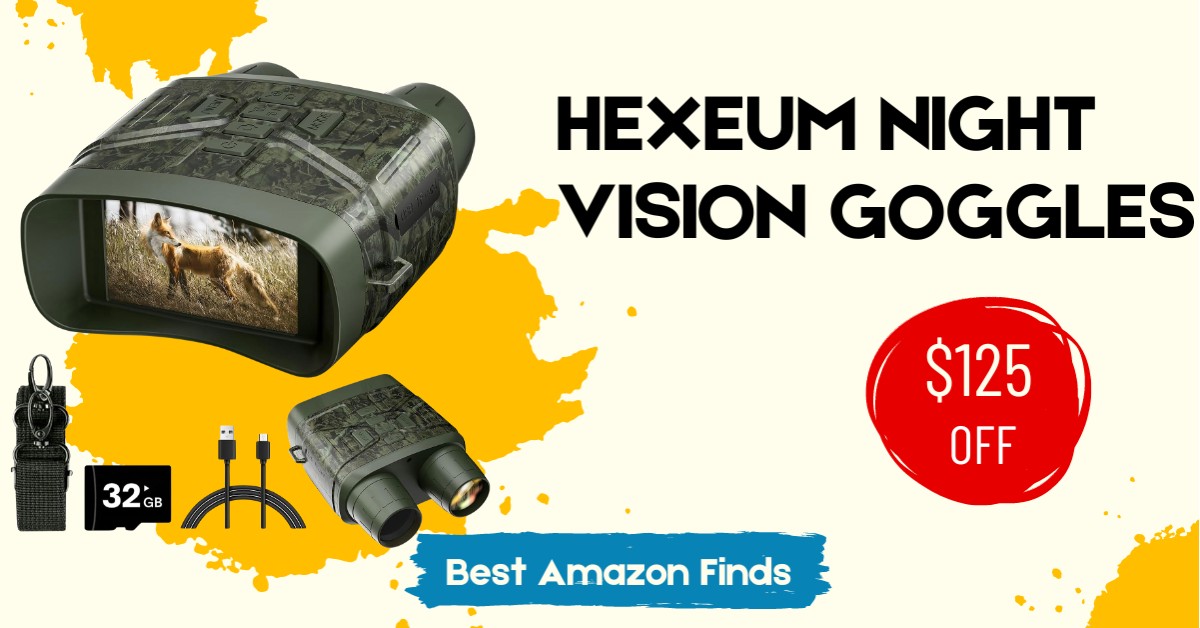 HEXEUM Night Vision Goggles - Now $460 Discount Super Deal!