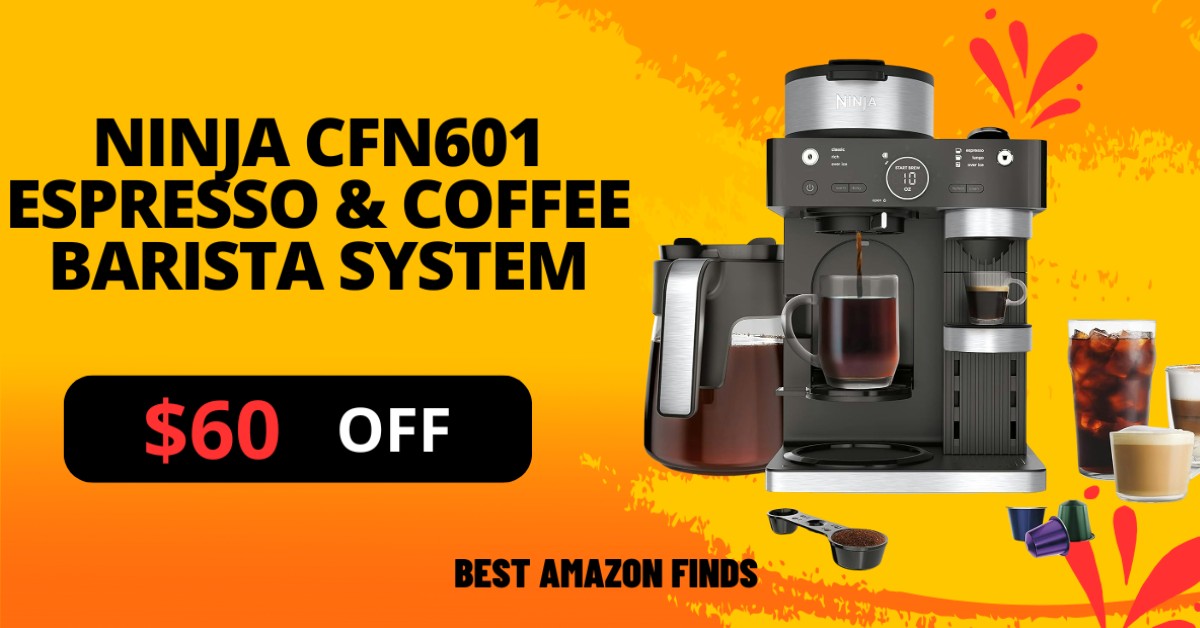 Ninja CFN601 Espresso & Coffee Barista System - $60 Discount Limited time deal!