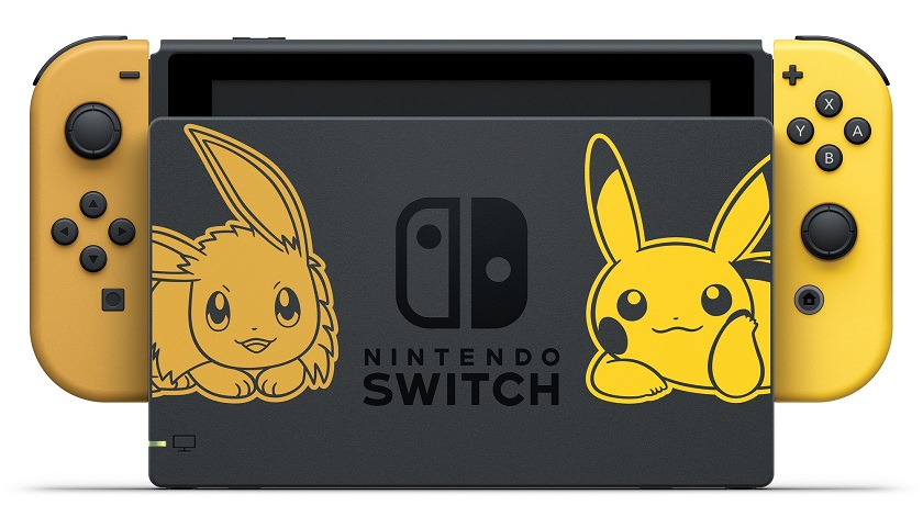 Nintendo представила консоль Nintendo Switch, выполненную в стилистике покемонов
