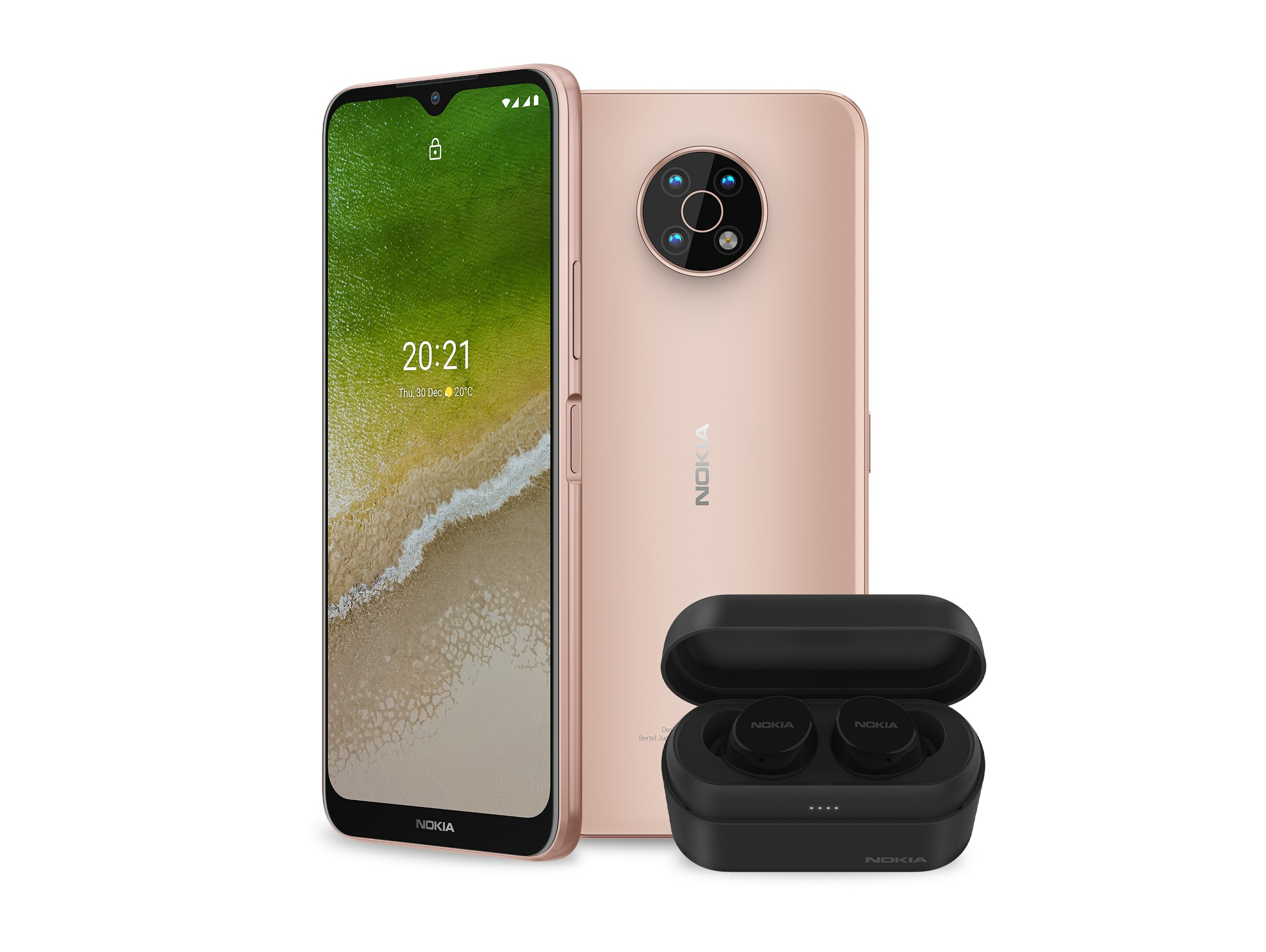 Інсайдер розсекретив Nokia G50 5G до анонсу: два забарвлення, бічний сканер, потрійна камера, чіп Snapdragon 480 і цінник в районі 230 євро
