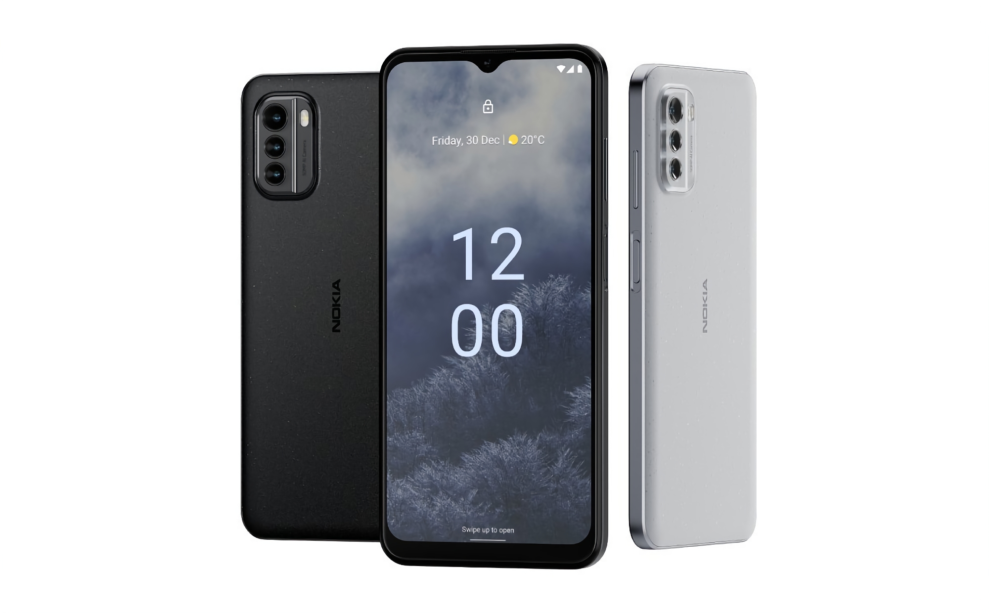 Nokia G60 5G: LCD screen at 120 Hz, Snapdragon 695 chip, 50 MP camera, IP52 protection and a 4,500 mAh battery with 20W charging for €320