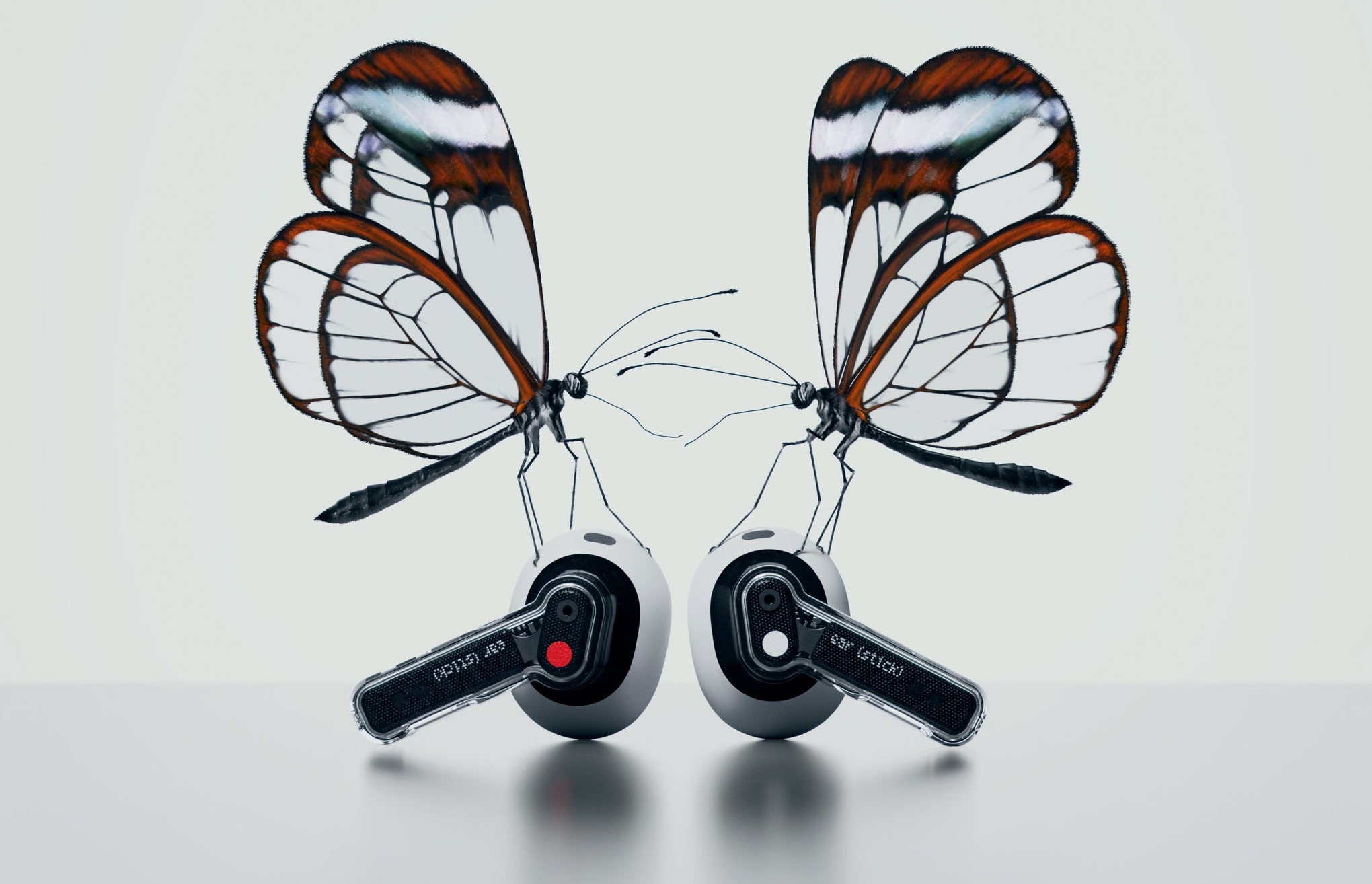 Nada Ear (palo): Controladores de 12,6 mm, diseño transparente, protección IP54 y compatibilidad con Google Fast Pair por 99 dólares