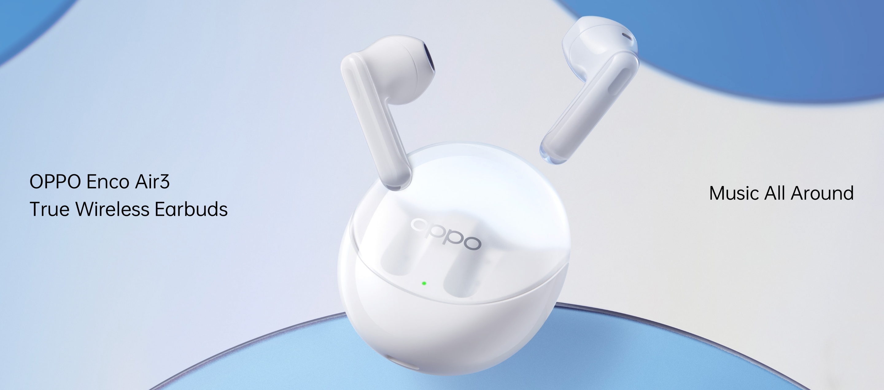 OPPO Enco Air 3 : écouteurs TWS avec Bluetooth 5.3, Google Fast Pair et jusqu'à 25 heures d'autonomie pour 36 $.