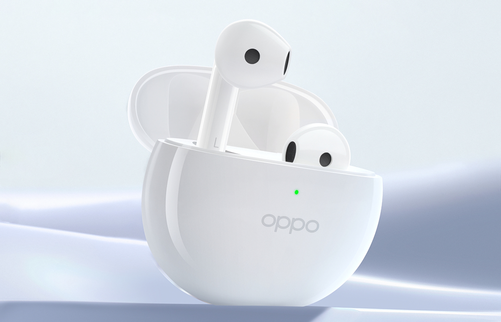 OPPO Enco R3: TWS-навушники з дизайном, як у AirPods, Spatial Sound і автономністю до 35 годин за $42