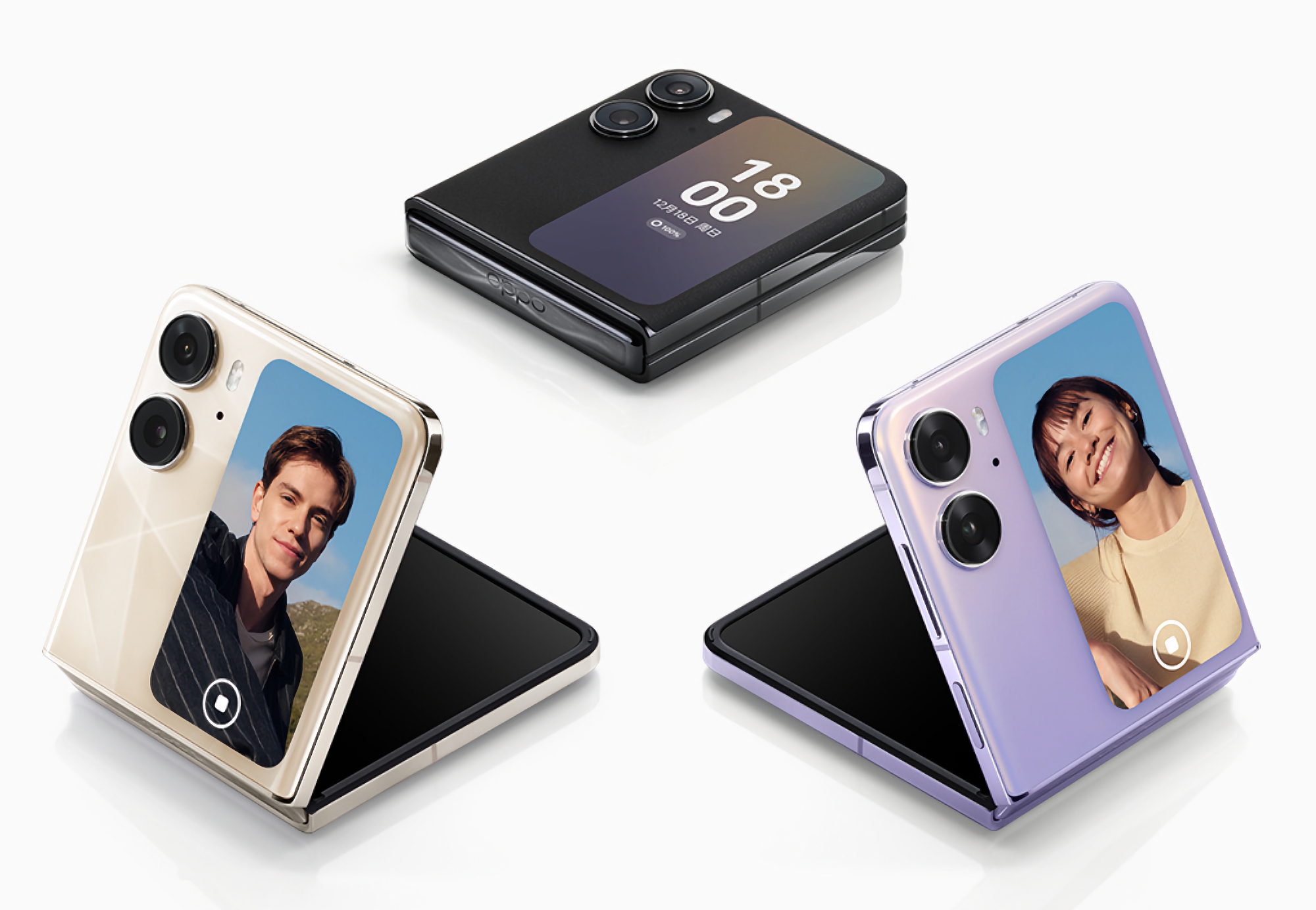 OPPO Find N2 Flip: конкурент Samsung Galaxy Flip4 та Moto RAZR 2022 з великим зовнішнім дисплеєм, чипом Dimensity 9000+ і батареєю на 4300 мАг за $860