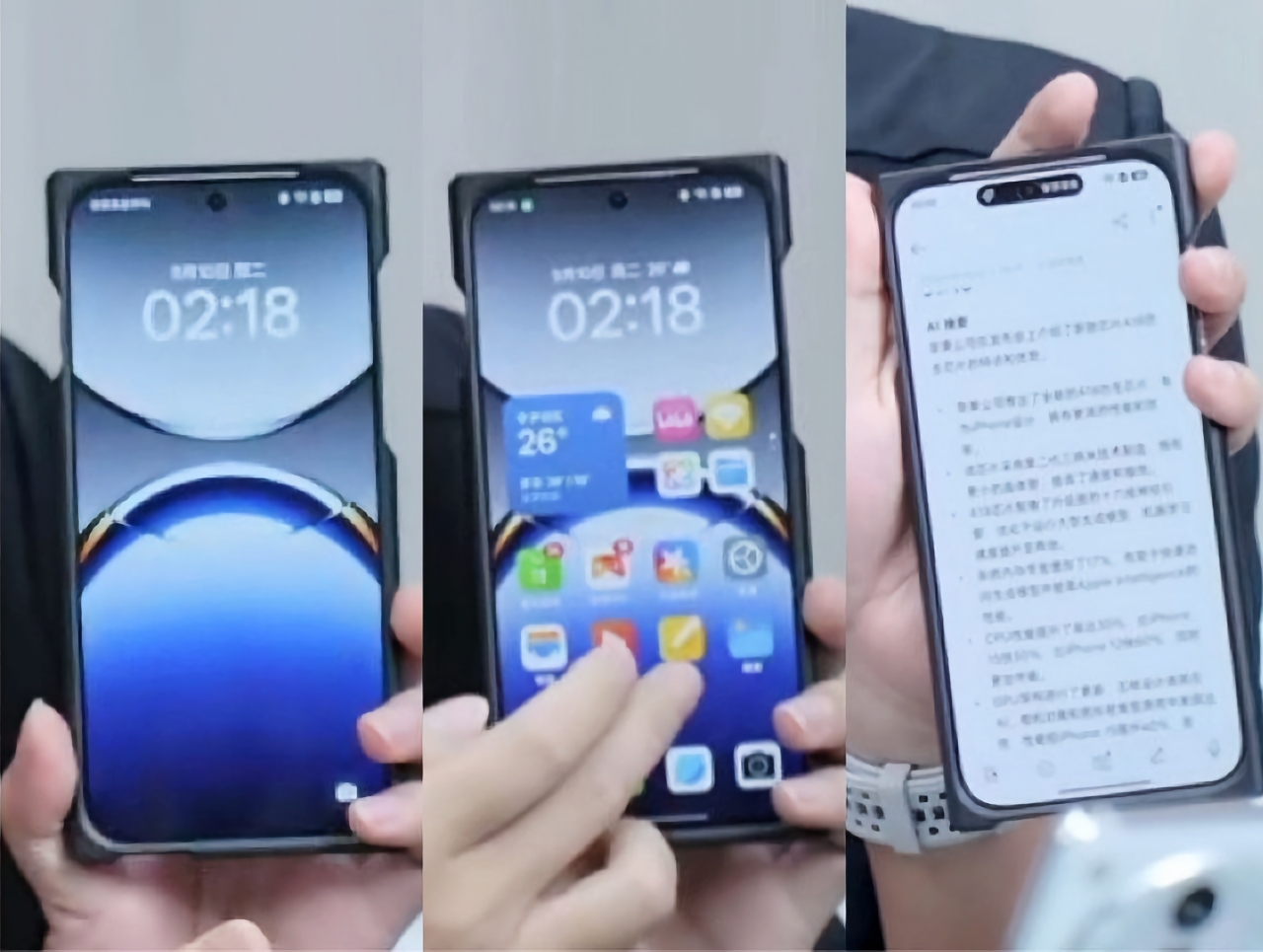 OPPO Find X8 ha aparecido en nuevas fotos con Dynamic Island como el iPhone