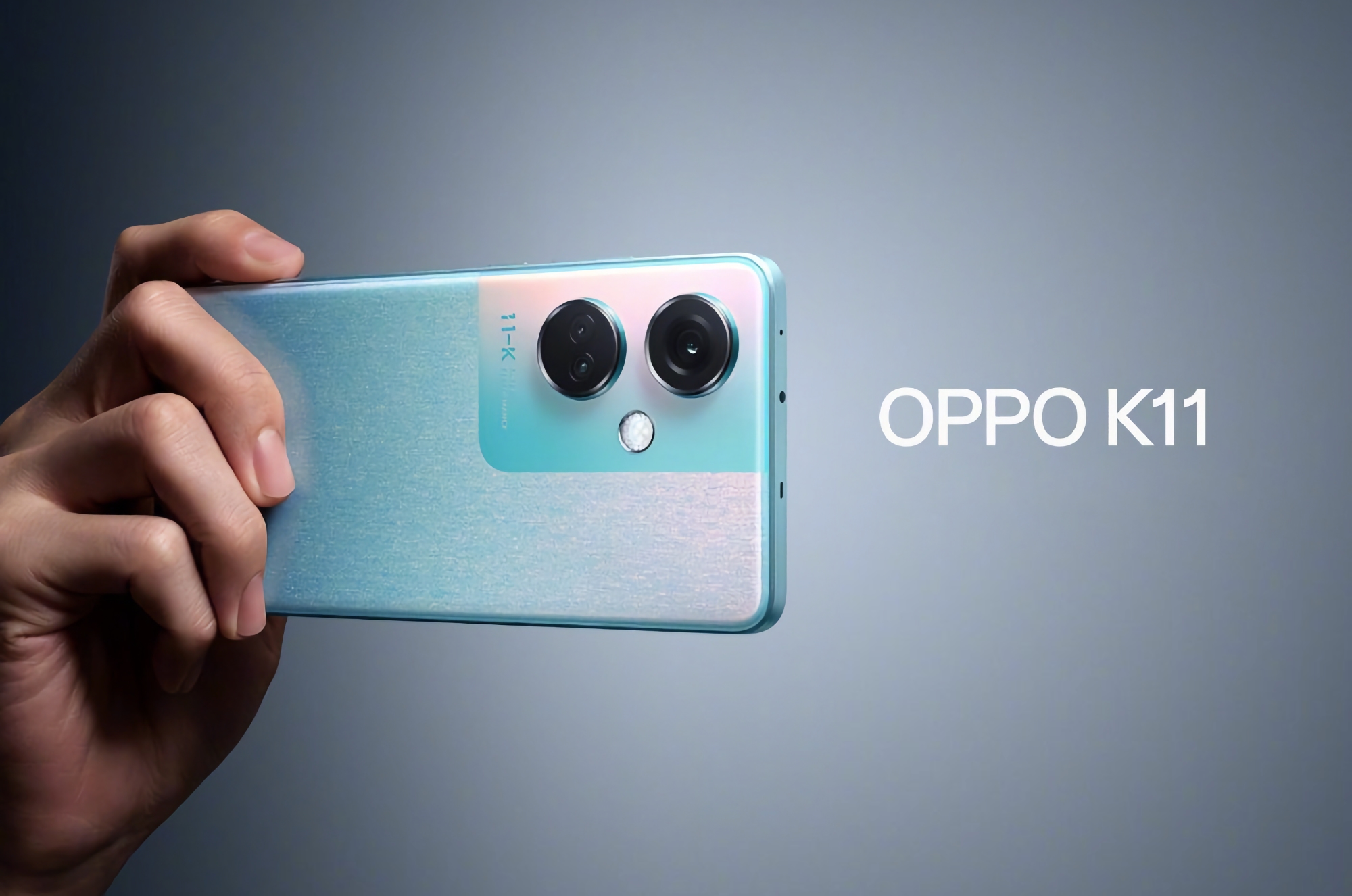 OPPO K11: display OLED a 120Hz, chip Snapdragon 782G e batteria da 5000mAh con supporto alla ricarica rapida da 100W